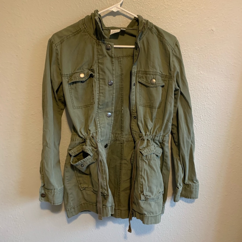 Nordstrom’s green jacket